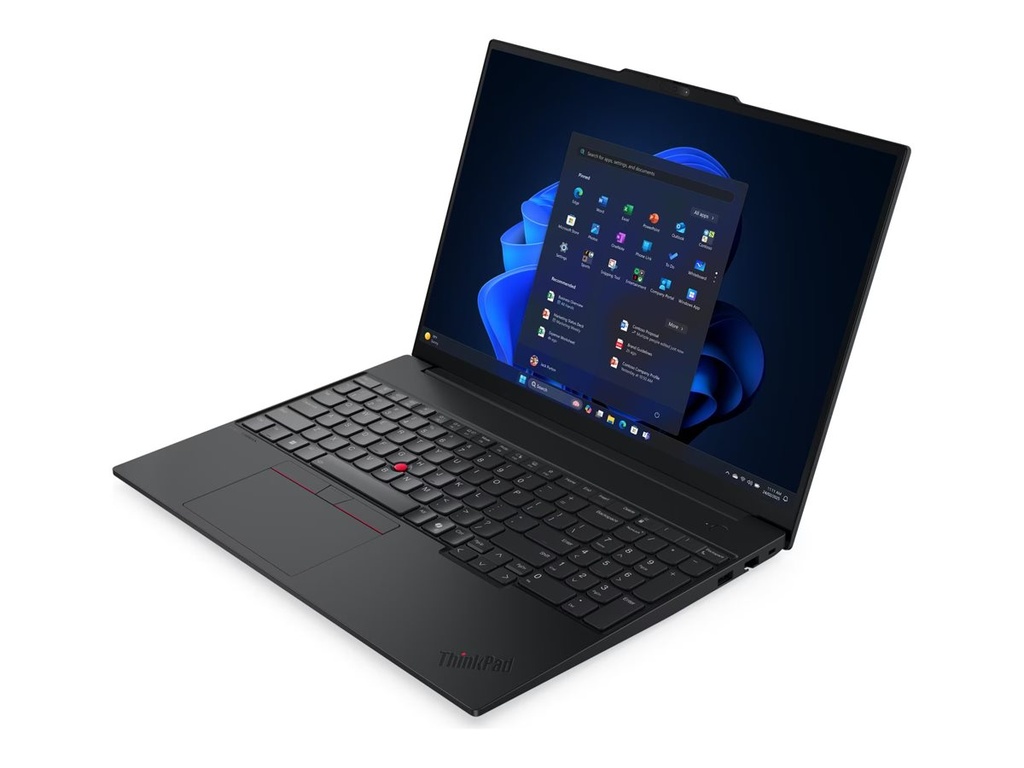 Lenovo ThinkPad E16 Gen 3 22AY - 180°-Scharnierdesign - Intel Core Ultra 5 228V - Win 11 Pro - Arc Graphics 130V - 32 GB RAM - 512 GB SSD TCG Opal Encryption 2, NVMe - 40.6 cm (16")