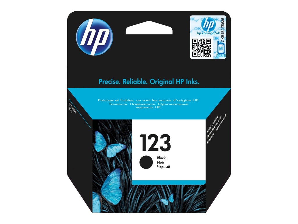 HP 123 - Schwarz - original - Tintenpatrone