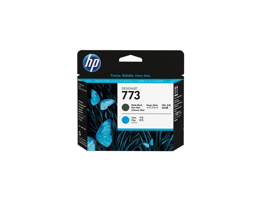 HP 773 - Schwarz, Cyan - Druckkopf - für DesignJet