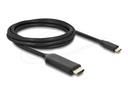 Delock Adapterkabel - USB-C männlich zu HDMI männlich - 2 m - Schwarz - 4K144Hz (3840 x 2160)