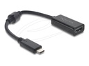 Delock Adapterkabel - USB-C männlich zu HDMI männlich - 15 cm - Schwarz - 8K60Hz (7680 x 4320)