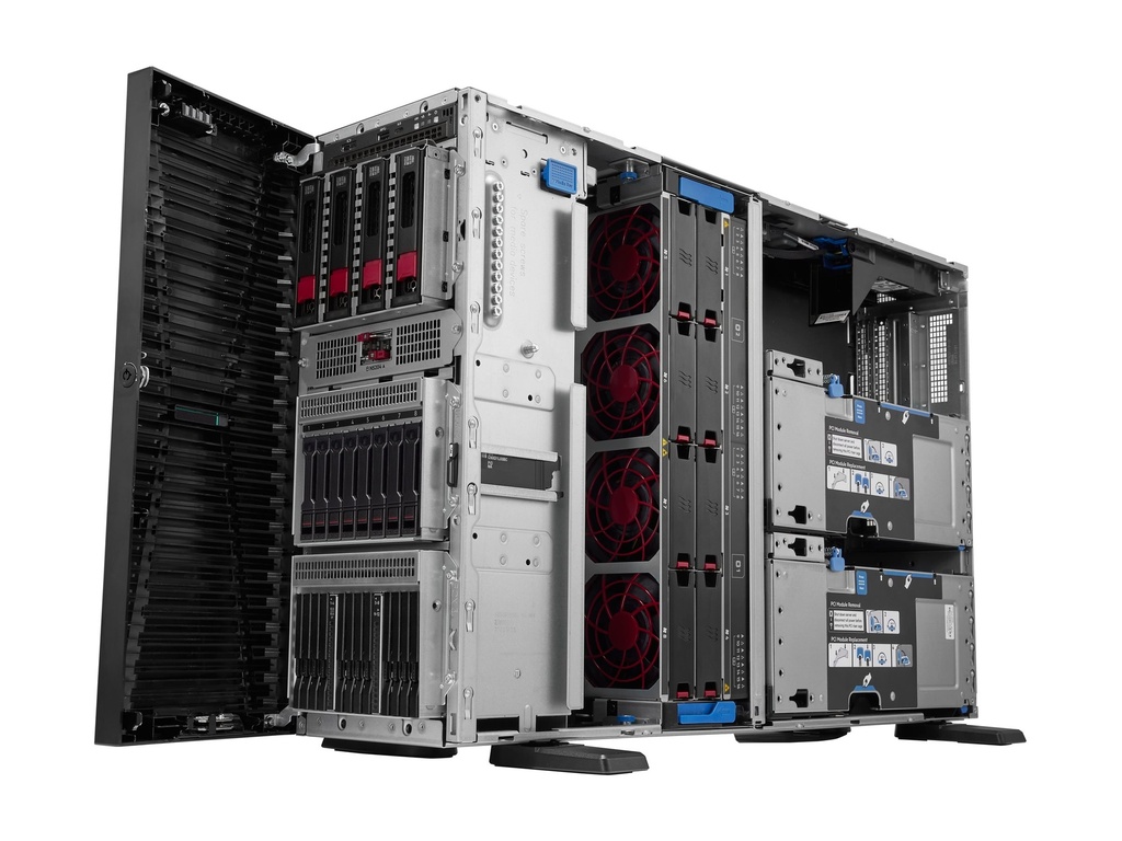 HPE ProLiant Compute ML350 Gen12 - Server - Tower - 4U - zweiweg - 1 x Xeon 6505P / 2.2 GHz - RAM 32 GB - SATA/SAS/NVMe - Hot-Swap 6.4 cm (2.5")