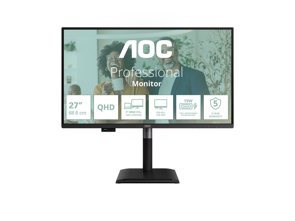 [Q27P4CV] AOC Pro-line Q27P4CV - P4 Series - LED-Monitor - 68.6 cm (27")