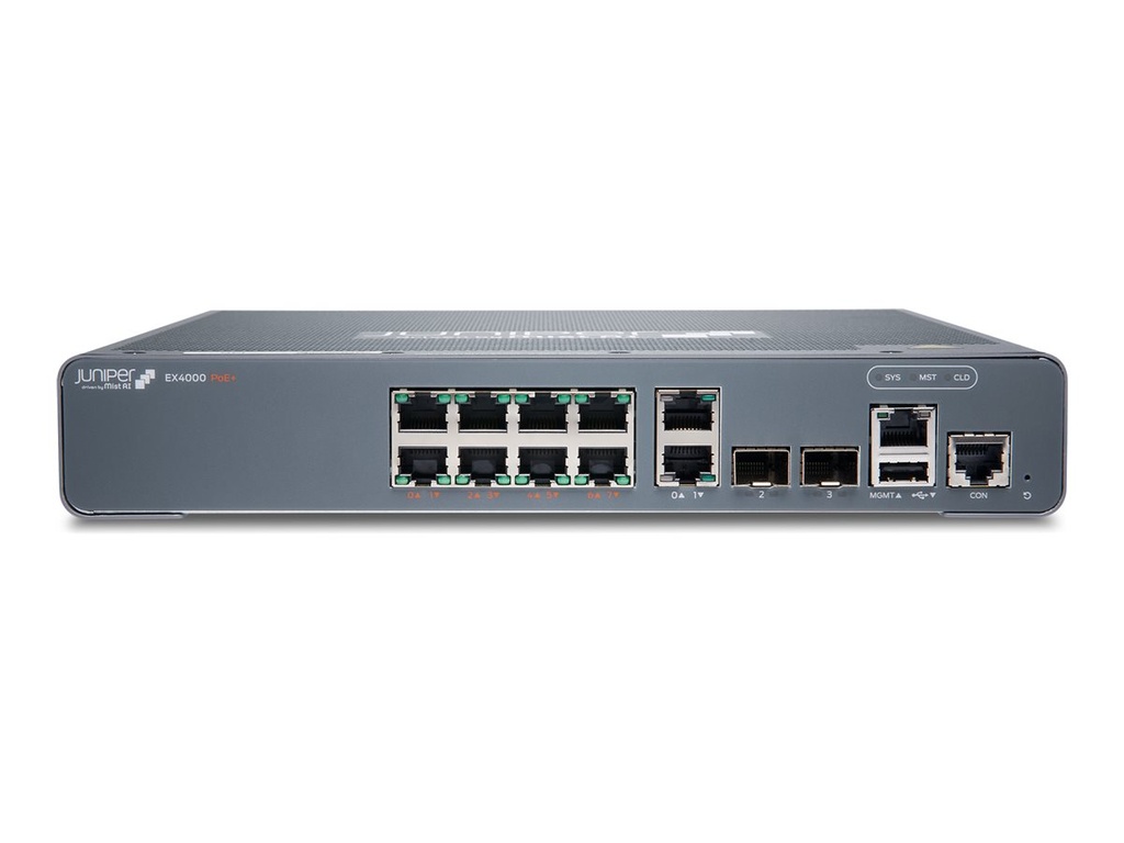 Juniper EX Series EX4000-8P - Switch - L3 - managed - 8 x 10/100/1000 (PoE+)
