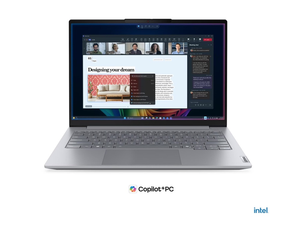 Lenovo ThinkBook 14 G9 IPL 21UX - Intel Core Ultra 7 355 - Win 11 Pro - Intel Graphics - 32 GB RAM - 1 TB SSD NVMe - 35.6 cm (14")