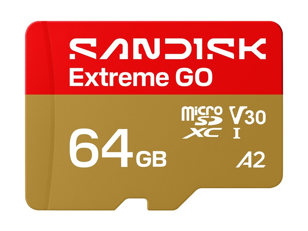SanDisk Extreme Go - Flash-Speicherkarte - 64