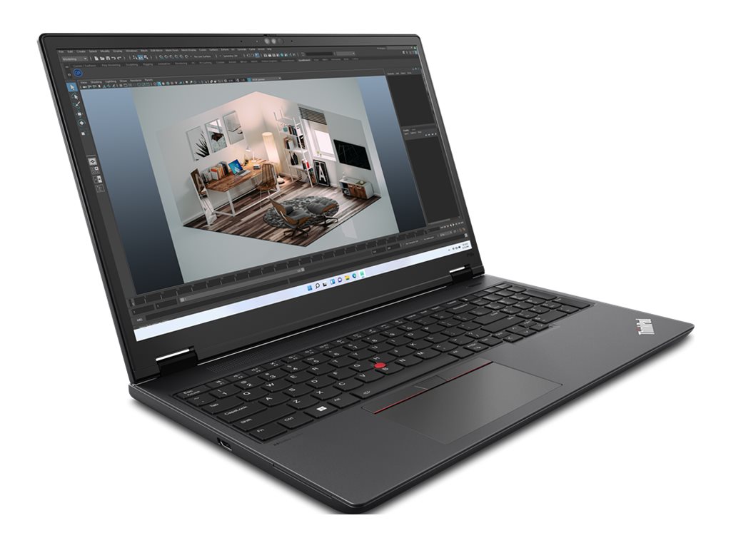 Lenovo ThinkPad P16v Gen 2 21KX - 180°-Scharnierdesign - Intel Core Ultra 7 165H - vPro Enterprise - Win 11 Pro - RTX 500 Ada - 32 GB RAM - 512 GB SSD TCG Opal Encryption 2, NVMe - 40.6 cm (16")