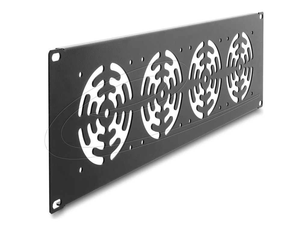 [67417] Delock 67417, Abdeckplatte, Eingebauter Ventilator, Metall, Dunkles Grau, 1 Stüc...