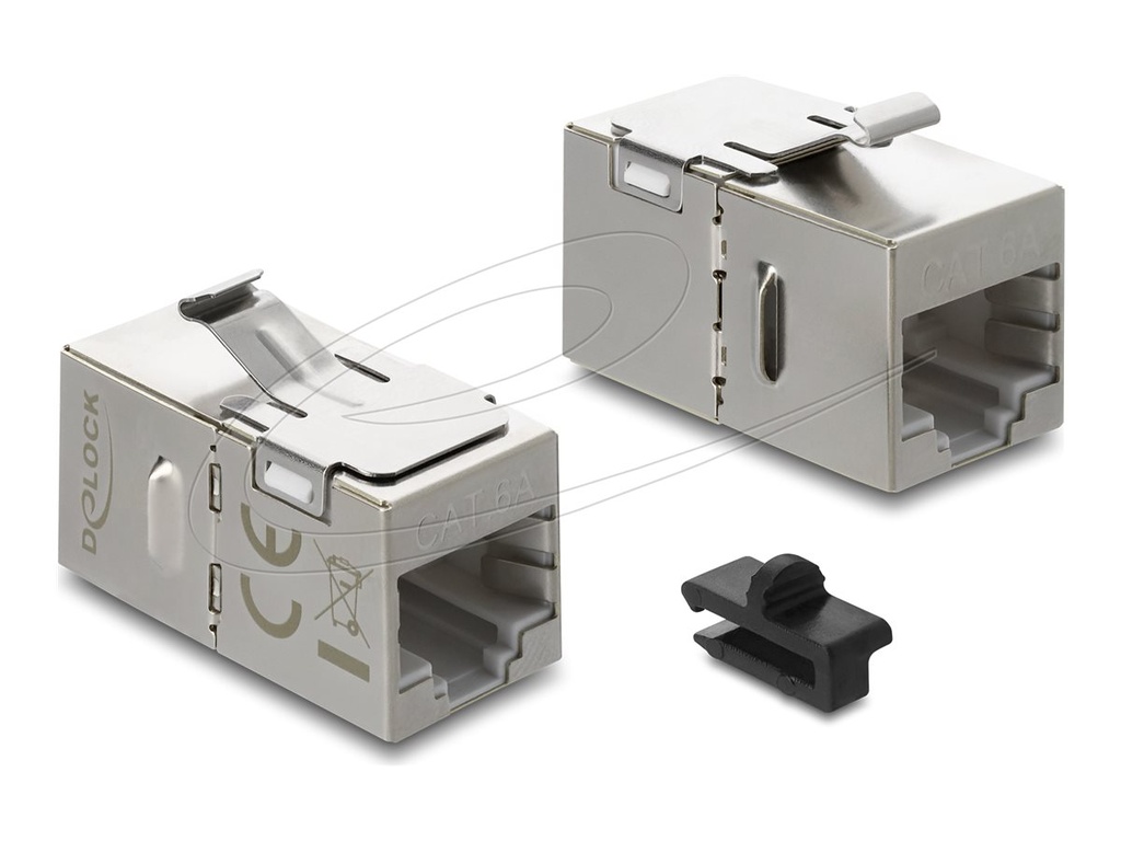 Delock Keystone-Modul Kupplung RJ45 Buchse zu geschirmt - Kabel - Netzwerk