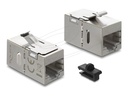 Delock Keystone-Modul Kupplung RJ45 Buchse zu geschirmt - Kabel - Netzwerk