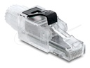 Delock RJ45 Stecker feldkonfektionierbar Cat.6a ungeschirmt - Kabel - Netzwerk