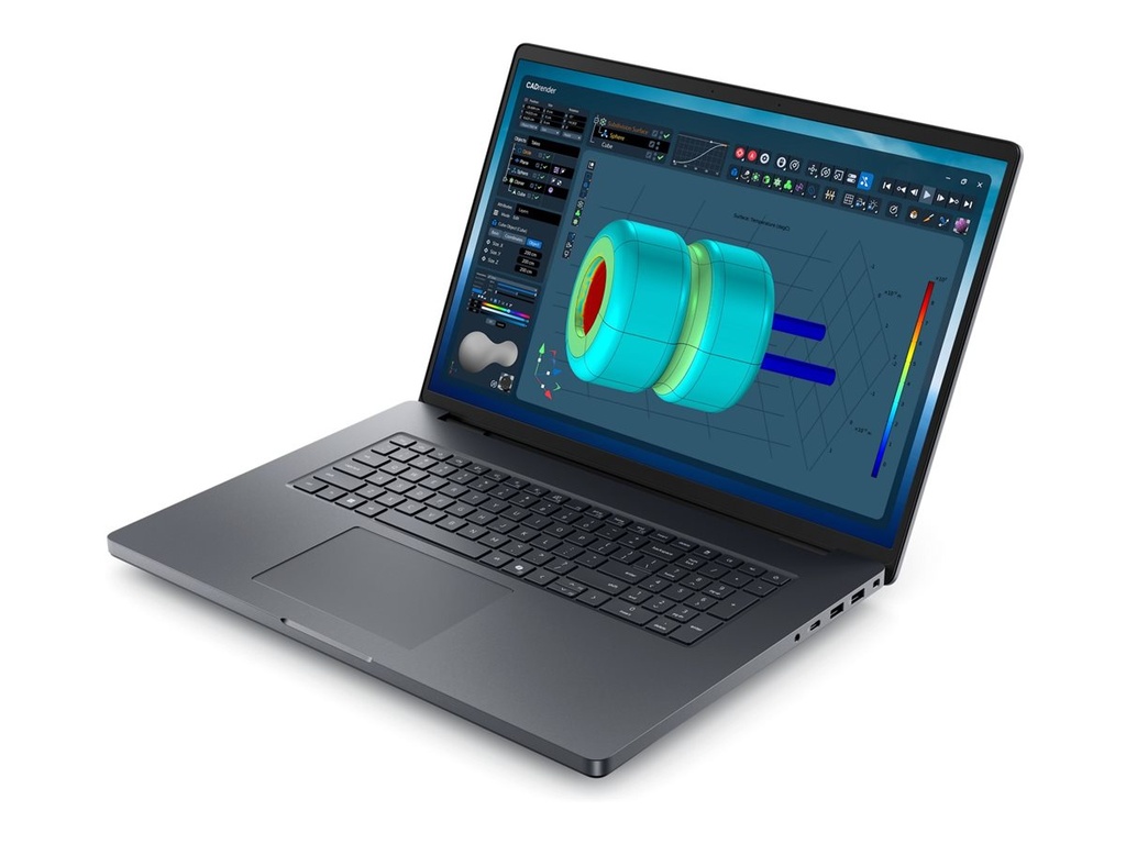 Dell Pro Max 18 Plus MB18250 - Intel Core Ultra 7 265HX / 2.6 GHz - vPro Enterprise - Win 11 Pro - RTX PRO 3000 Blackwell - 32 GB RAM - 1 TB SSD SED, NVMe, TLC, Class 40, Performance - 45.727 cm (18")