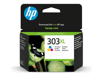 [T6N03AE#LS1] HP 303Xl High Yield Tri-color Original - Original - Tintenpatrone