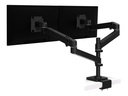 Ergotron LX Pro - Befestigungskit (Doppelgelenkarm) - modular - für 2 LCD-Displays - with low-profile C-clamp - Schwarz - Bildschirmgröße: bis zu 61 cm (bis zu 24 Zoll)