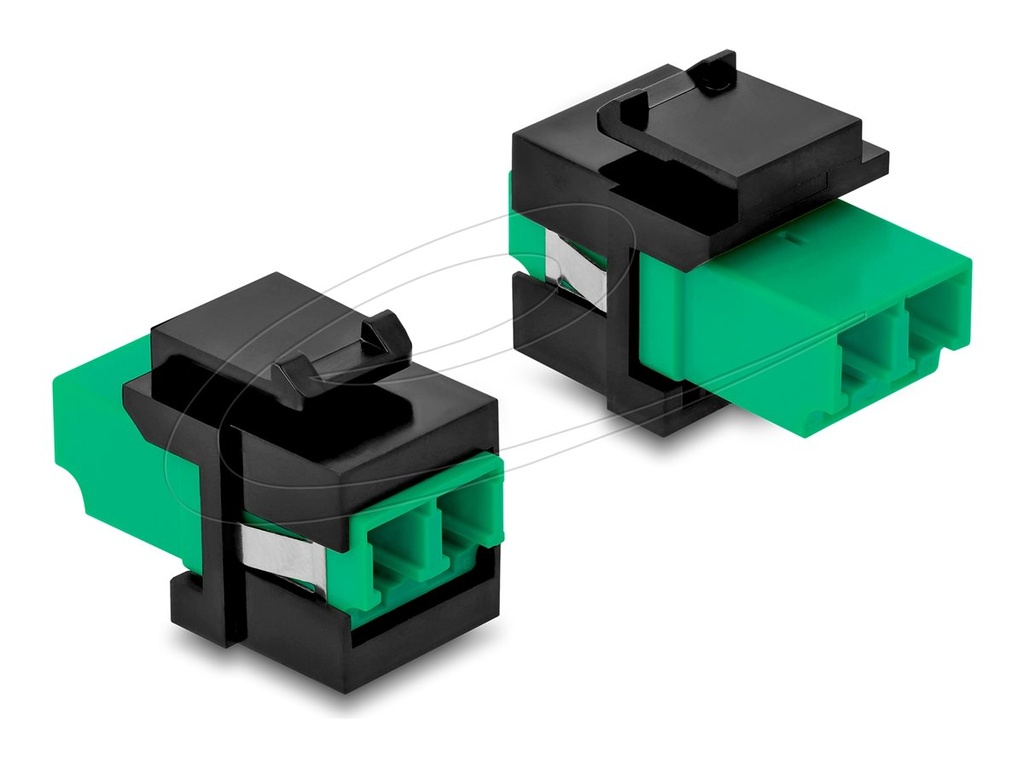 Delock Keystone-Modul - SC Duplex (W) zu SC Duplex (W)