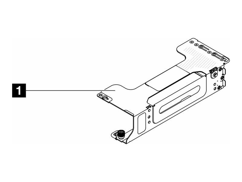 Lenovo SR650 V4 Riser Cage for 1 or 4