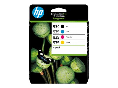 HP 934/935 - 4er-Pack - Schwarz, Gelb, Cyan, Magenta
