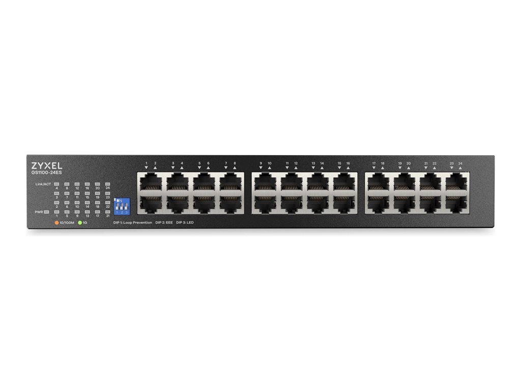 ZyXEL GS1100 Series GS1100-24ES - Switch - slim