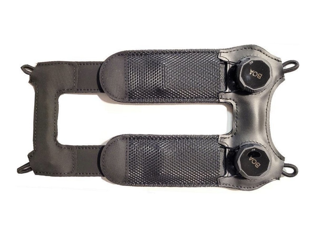 Zebra Tragriemen (Handgelenk) - klein - mit doppeltem Ziffernblatt, mit weißen Akzenten