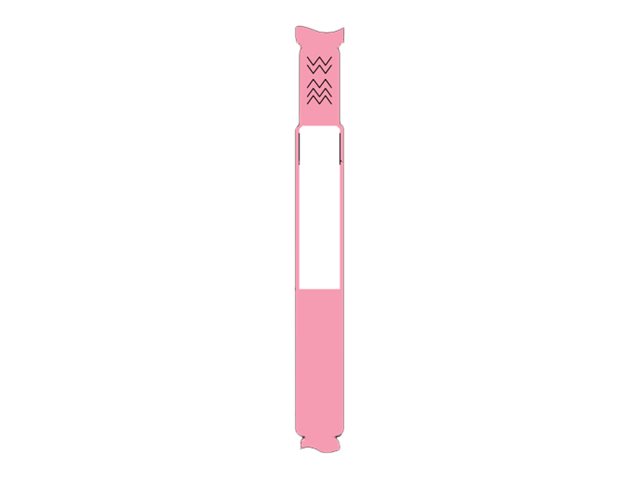 Zebra Z-Band UltraSoft - Kunststoff - ultraweich - permanenter Klebstoff - beschichtet - pink - 19.05 x 152.4 mm 303 Etikett(en) (1 Rolle(n)