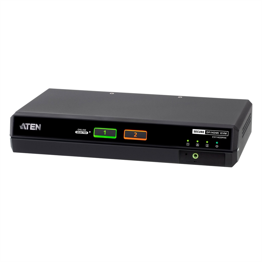ATEN USB 5K DisplayPort/HDMI Dual Display - KVM-Umschalter - 2-Port