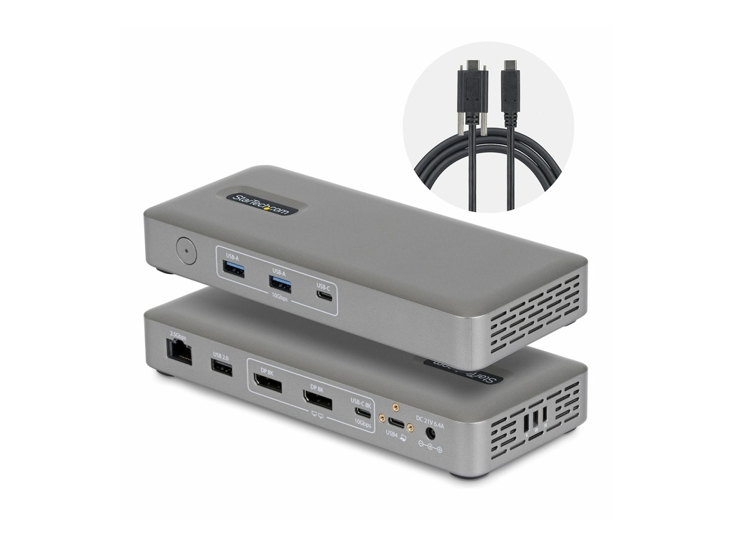 StarTech.com Startech - Dockingstation - USB4 / Thunderbolt 4 / Thunderbolt 5