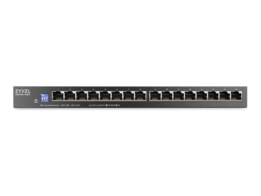 [GS1100-16ES-EU0101F] ZyXEL GS1100-16ES - Switch - 16 x 10/100/1000