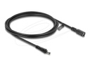 Delock Spannungsversorgungs-Verlängerungskabel - DC Buchse 2.1 x 5.5 mm (M)