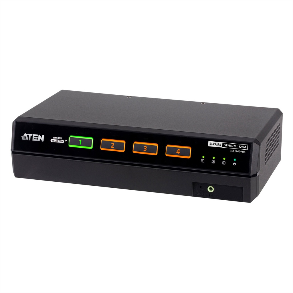 ATEN USB 5K DisplayPort/HDMI Dual Display - KVM-Umschalter - 4-Port