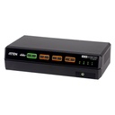ATEN USB 5K DisplayPort/HDMI Dual Display - KVM-Umschalter - 4-Port
