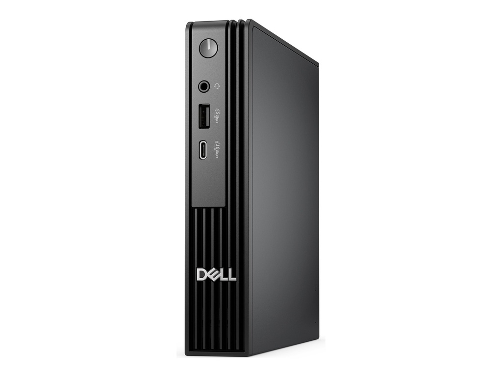 Dell Pro Micro QCM1250 - Micro - Core i5 i5-14500T / 1.7 GHz - RAM 16 GB - SSD 512 GB - NVMe - UHD Graphics 770 - 1GbE, Bluetooth, Wi-Fi 6E - WLAN: Bluetooth, 802.11a/b/g/n/ac/ax (Wi-Fi 6E)