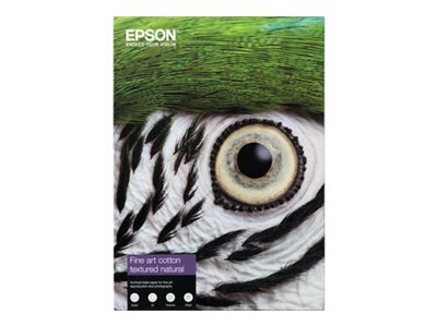 Epson Fine Art II - Baumwolle - strukturiert matt - 515 Mikron - Natural White - A3 Plus (329 x 483 mm)