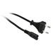 Synergy 21 Netzkabel 230V Euro-Stecker/Euro8 C7 -Buchse Black 250V/2.5A - Kabel - Strom/Netzteil