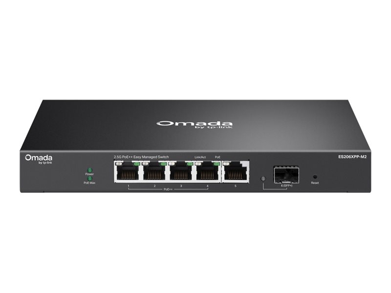 TP-LINK ES206XPP-M2 Omada 2.5G BASE-T Eas - Switch - WLAN