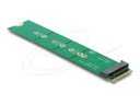 Delock Schnittstellenadapter - M.2 Key M male to M.2 Key M slot - port saver and extension - M.2 22110 (M.2 22110)