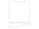 Zebra Z-Perform 1000D - Papier - permanenter Klebstoff - weiß - 76.2 x 76.2 mm 1970 Etikett(en) (1 Rolle(n)