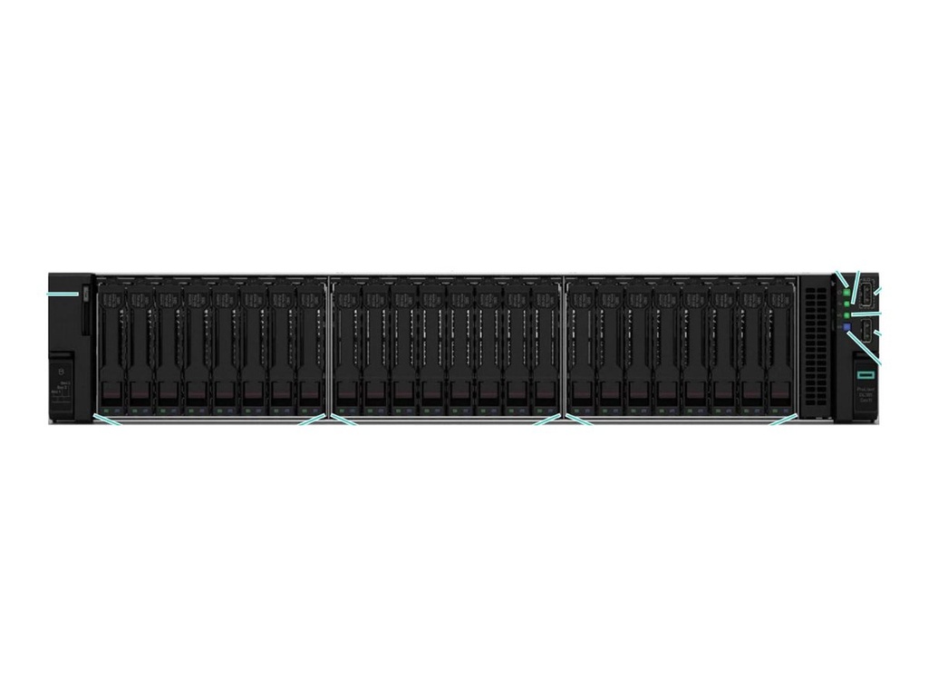 [P94952-425] HPE ProLiant DL385 Gen11 - Server - Rack-Montage - 2U - zweiweg - 1 x EPYC 9115 / 2.6 GHz - RAM 64 GB - SATA/SAS/NVMe - Hot-Swap 6.4 cm (2.5")