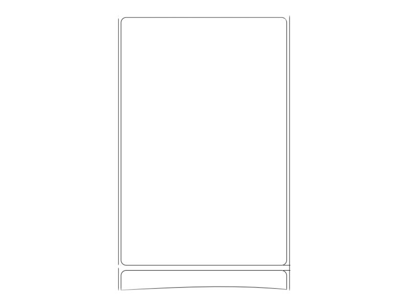 Zebra Z-Perform 1000T - Papier - entfernbarer Klebstoff - 101.6 x 152.4 mm 485 Etikett(en) (1 Rolle(n)