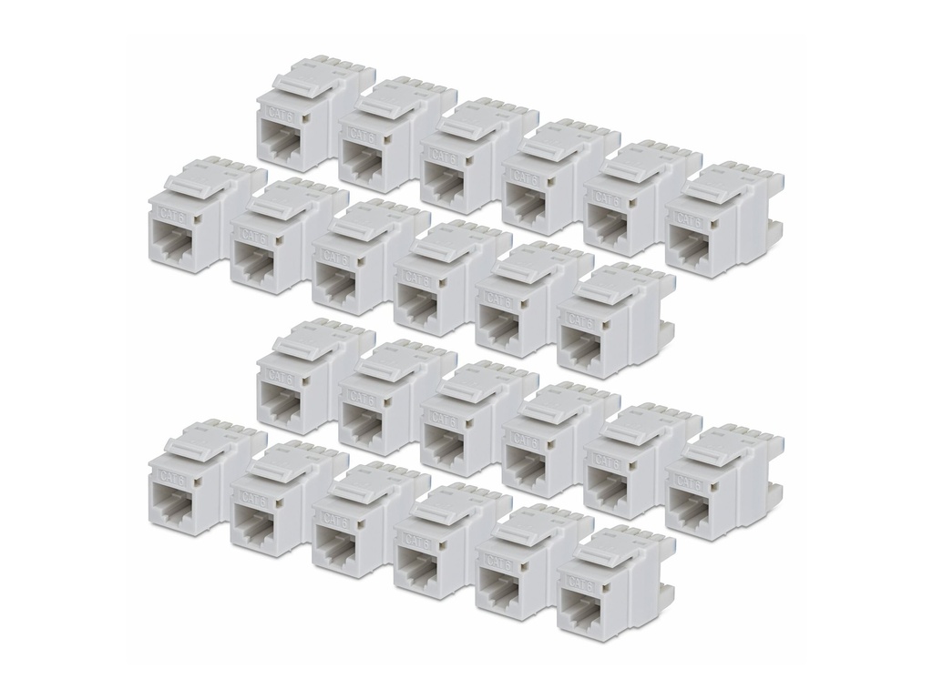 StarTech.com CAT6 KEYSTONE JACK 24-PACK - Netzwerk - CAT 6