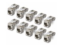 StarTech.com Shielded Cat6a Keystone Jack 10-Pack RJ45 Ethernet Jacks STP Wall - Netzwerk - CAT 6a