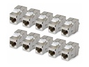 StarTech.com Shielded Cat6a Keystone Jack 10-Pack RJ45 Ethernet Jacks STP Wall - Netzwerk - CAT 6a