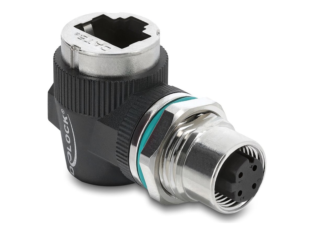 Delock Netzwerkadapter - 4-polig M12-D (W)