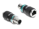 Delock Netzwerkadapter - 4-polig M12-D (M)