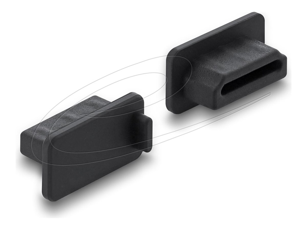 [87465] Delock Staubschutz f. HDMI-A-Buchse Silikon 10 St. schwarz