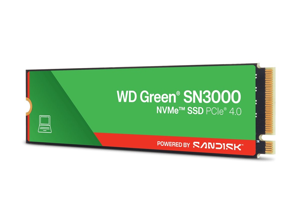 SanDisk WD Green SN3000 - SSD - 500 GB - intern - M.2 2280 S3-M (M.2 2280 S3-M)