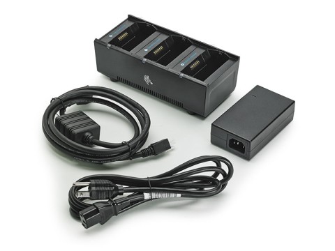 Zebra Batterieladegerät - 3 x Batterien laden