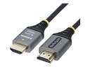 StarTech.com Startech - Premium Hochgeschwindigkeit - HDMI-Kabel mit Ethernet - HDMI männlich zu HDMI männlich - 50 cm - abgeschirmt - schwarz & silber - 1440p (UWQHD)