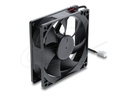 Delock Axiallüfter DC 92 x 92 25 mm mit Lüfteranschluss schwarz - Gehäuse-Lüfter