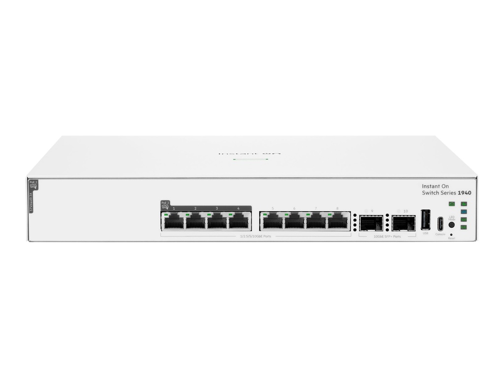 [S4A29A#ABB] HPE Networking Instant On 1940 - Switch - L2+ - managed - 8 x 10/100/1000 (PoE++)
