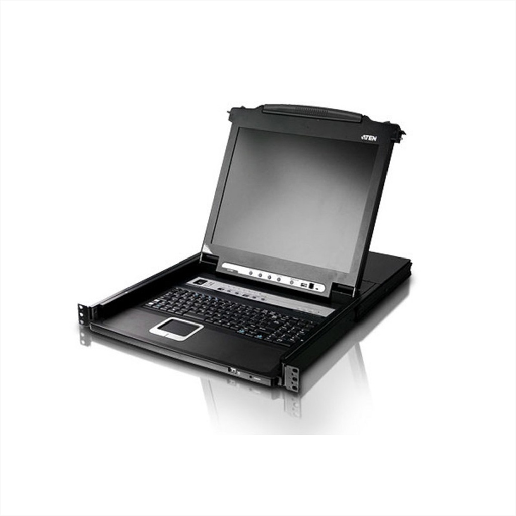 ATEN CL5708M LCD KVM Switch USB-PS/2 VGA 8 Port IT-Layout - Kabel - KVM